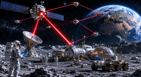 Spacex Starlink Ay Lazer Ağı Projesi