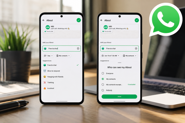 WhatsApp Android Hakkında Bölümü