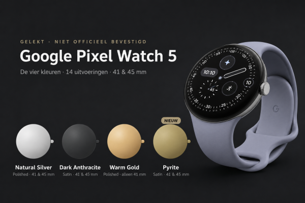 Google Pixel Watch 5 İçin Yeni Renkler Ve Fiyat Detayları Ortaya Çıktı